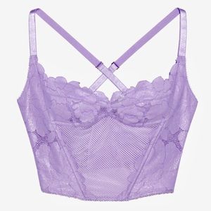 NWT Savage X Fenty Floral Lace Bustier